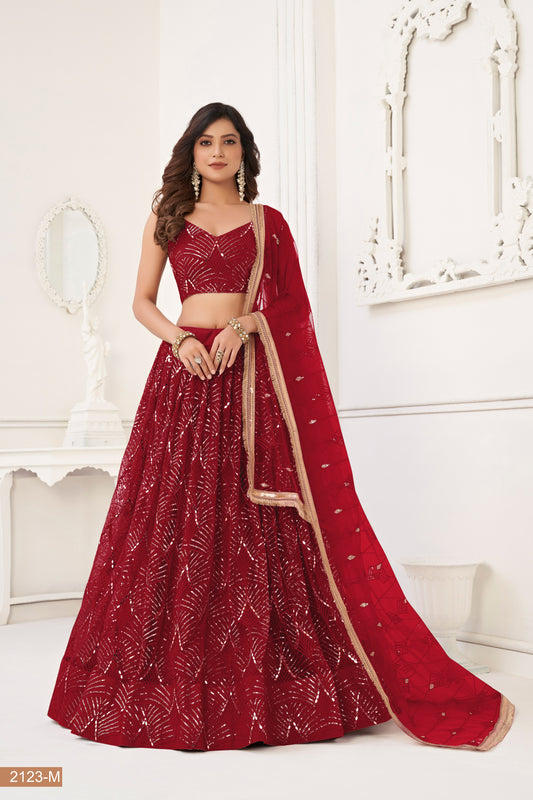 maroon lehenga choli for women indian wedding wear bridal party wear sangeet function wear reception wear wedding guest lehenga choli
