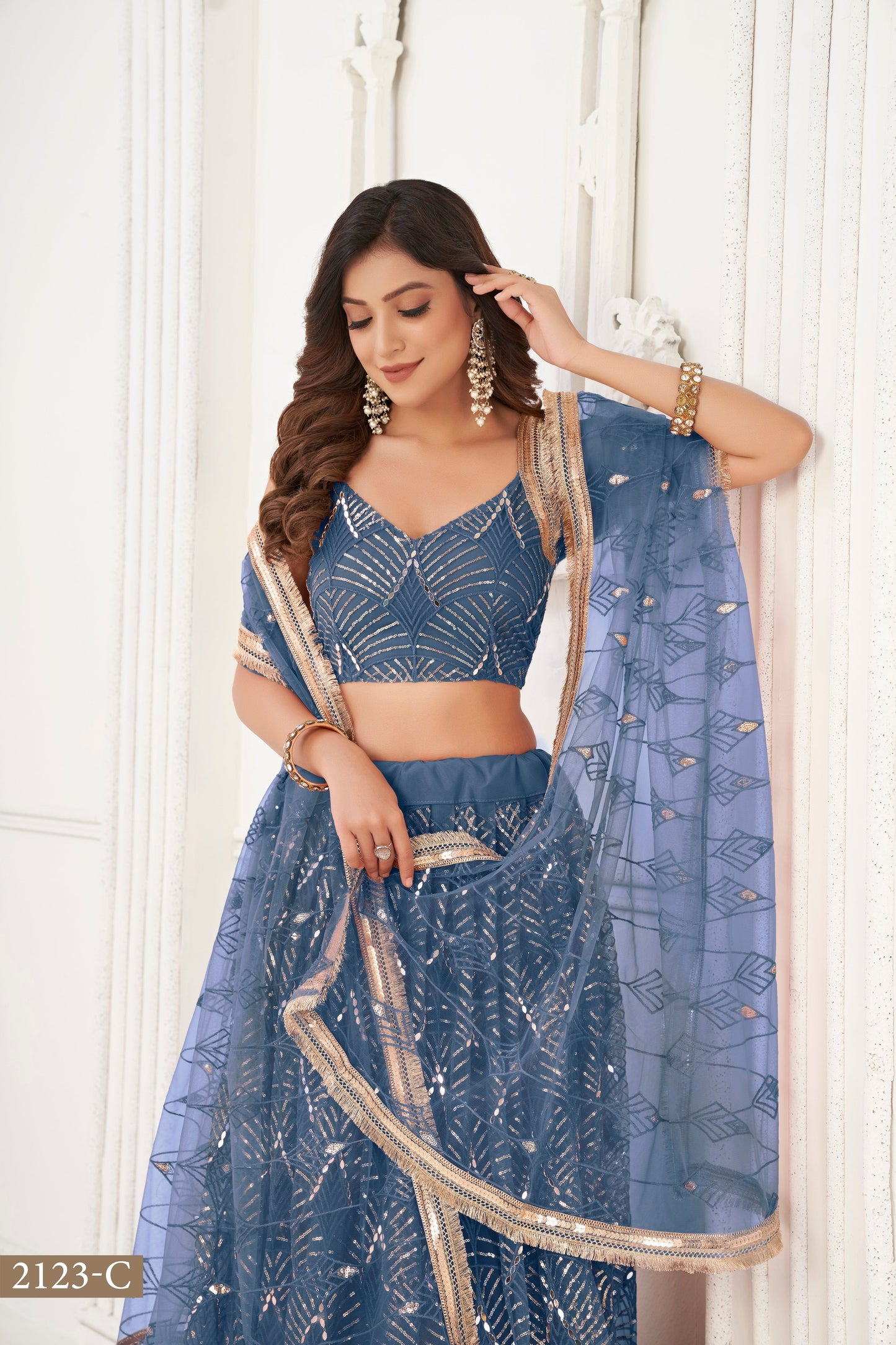 Turquoise lehenga choli for women indian wedding wear bridal party wear sangeet function wear reception wear wedding guest lehenga choli